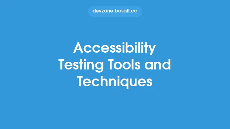 Accessibility Testing Tools and Techniques Thumbnail