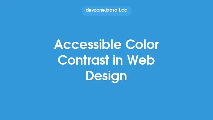 Accessible Color Contrast in Web Design Thumbnail