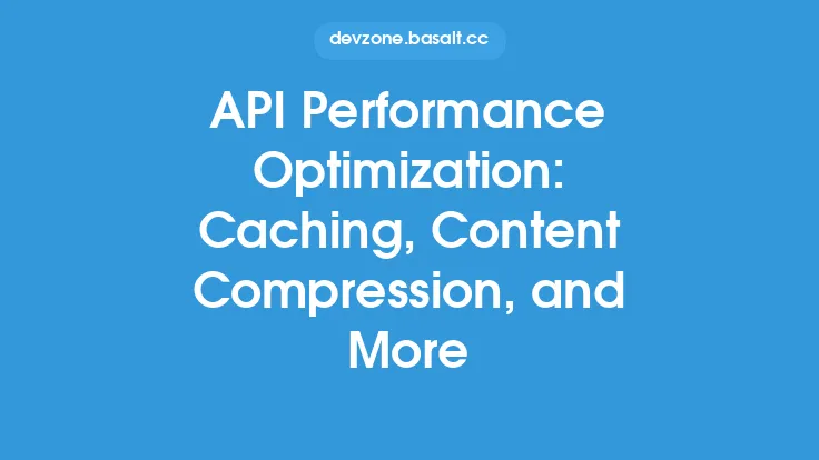 API Performance Optimization: Caching, Content Compression, and More Thumbnail