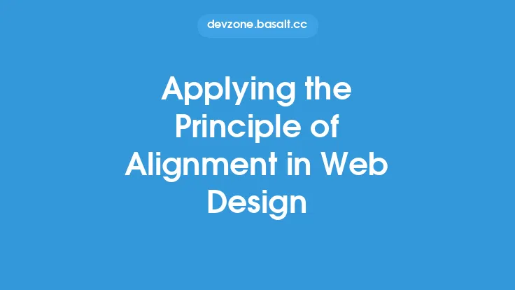 Applying the Principle of Alignment in Web Design Thumbnail
