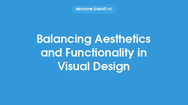 Balancing Aesthetics and Functionality in Visual Design Thumbnail