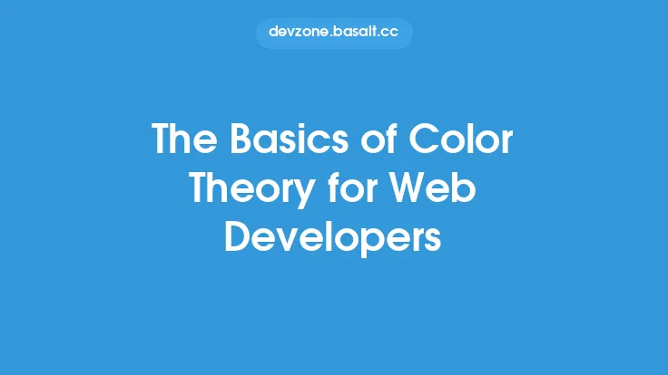 The Basics of Color Theory for Web Developers Thumbnail
