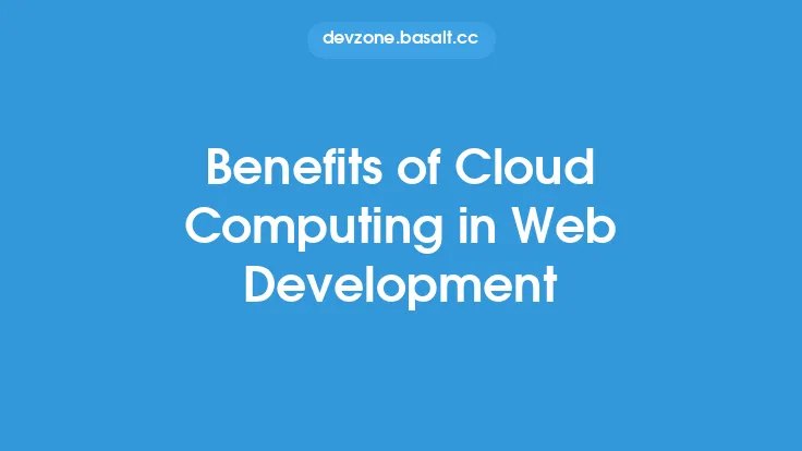 Benefits of Cloud Computing in Web Development Thumbnail