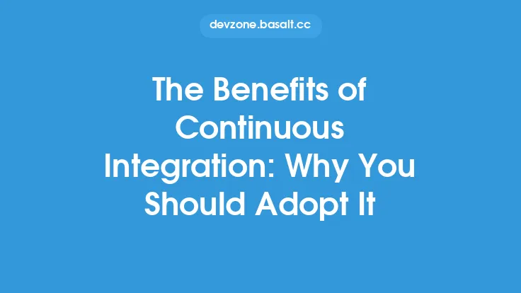The Benefits of Continuous Integration: Why You Should Adopt It Thumbnail