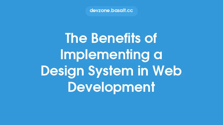 The Benefits of Implementing a Design System in Web Development Thumbnail