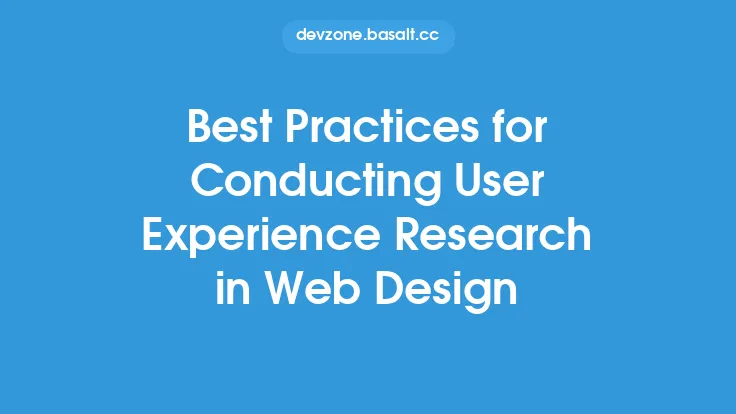 Best Practices for Conducting User Experience Research in Web Design Thumbnail