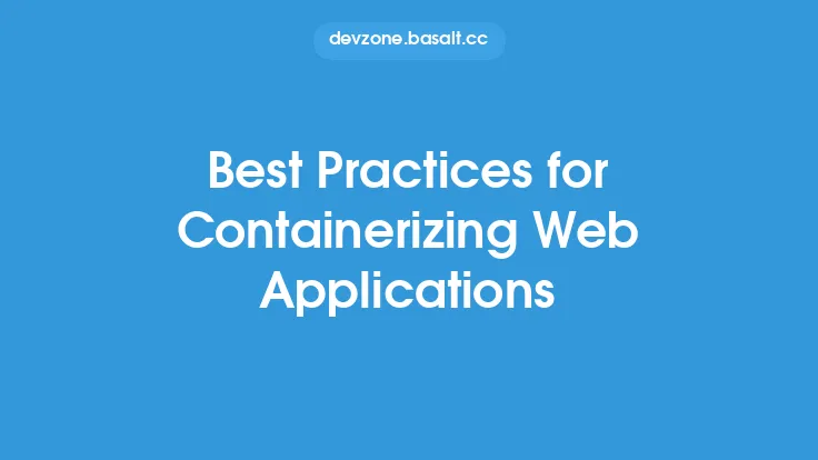 Best Practices for Containerizing Web Applications Thumbnail