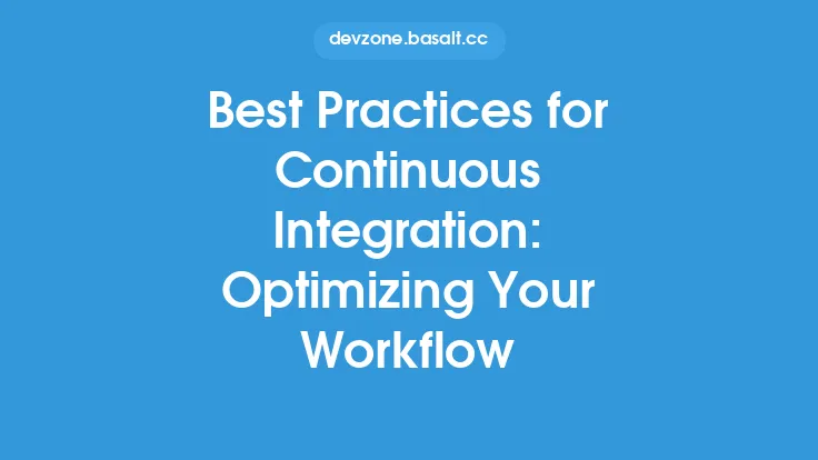 Best Practices for Continuous Integration: Optimizing Your Workflow Thumbnail