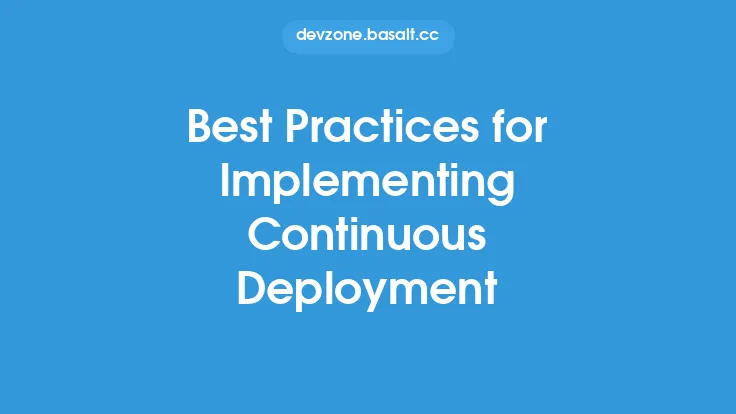 Best Practices for Implementing Continuous Deployment Thumbnail