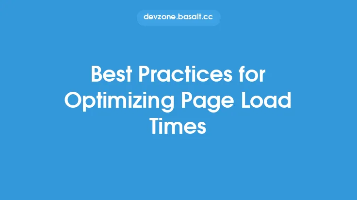 Best Practices for Optimizing Page Load Times Thumbnail