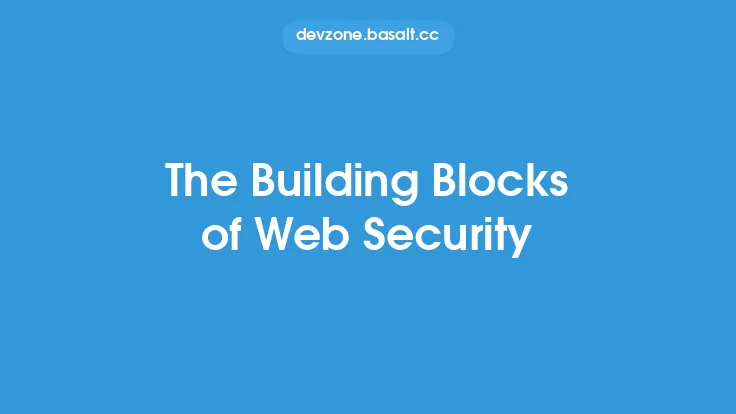 The Building Blocks of Web Security Thumbnail