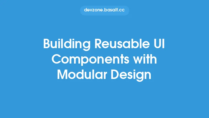 Building Reusable UI Components with Modular Design Thumbnail