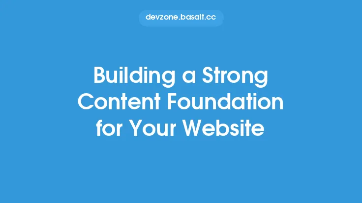 Building a Strong Content Foundation for Your Website Thumbnail
