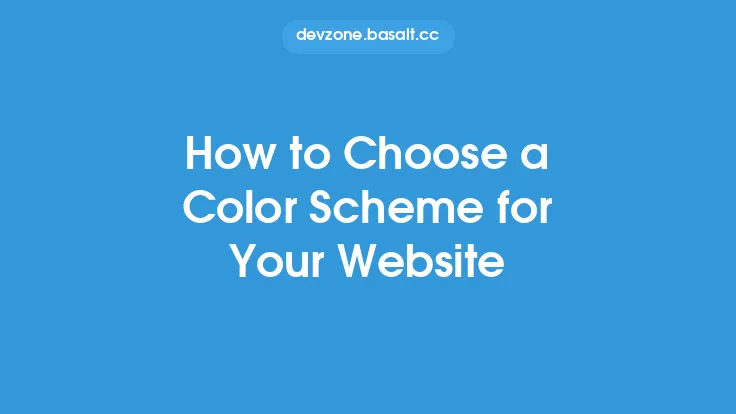 How to Choose a Color Scheme for Your Website Thumbnail