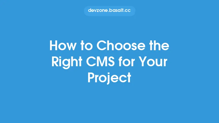 How to Choose the Right CMS for Your Project Thumbnail