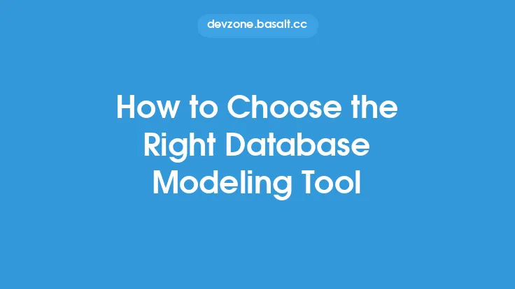 How to Choose the Right Database Modeling Tool Thumbnail