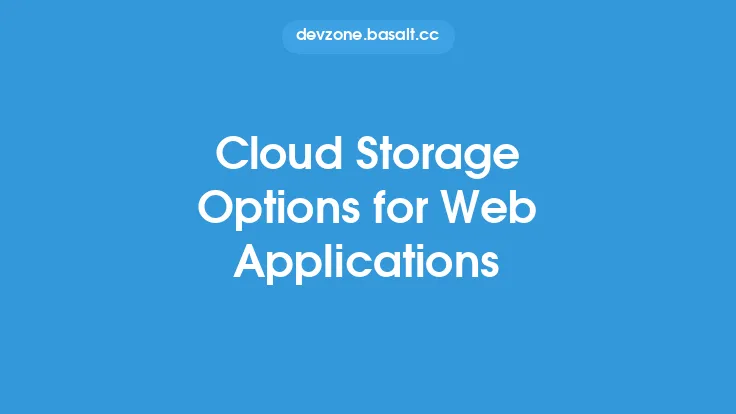 Cloud Storage Options for Web Applications Thumbnail