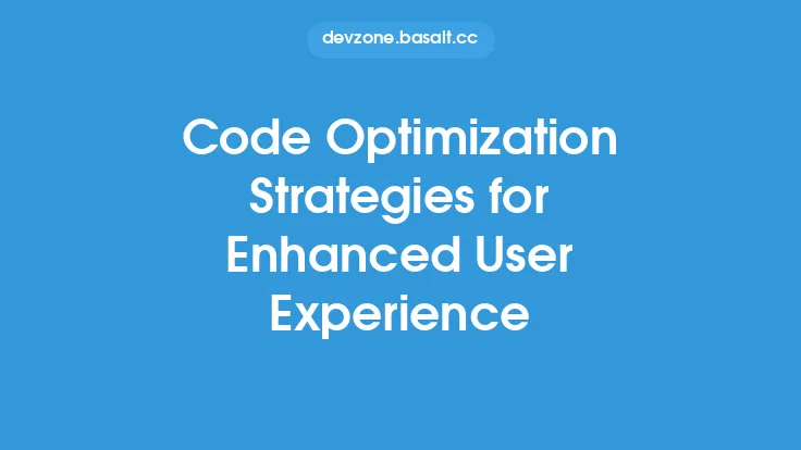 Code Optimization Strategies for Enhanced User Experience Thumbnail