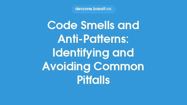 Code Smells and Anti-Patterns: Identifying and Avoiding Common Pitfalls Thumbnail