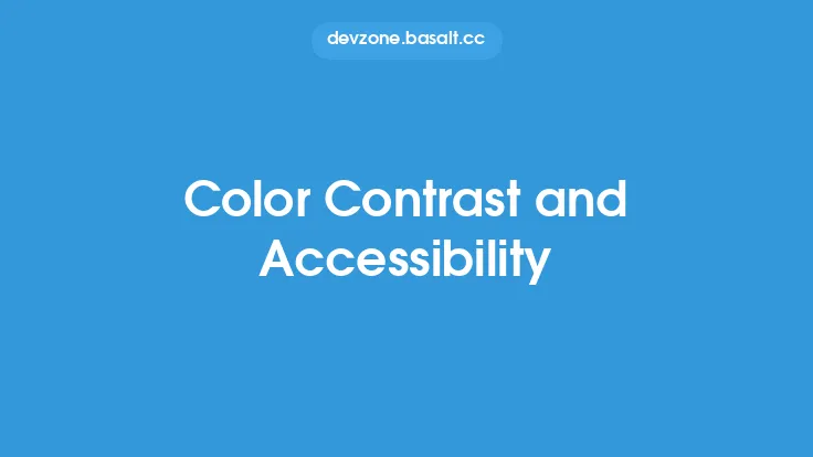 Color Contrast and Accessibility Thumbnail