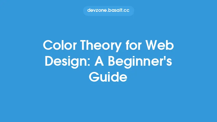 Color Theory for Web Design: A Beginner