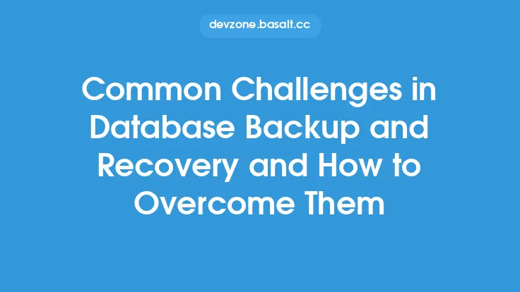 Common Challenges in Database Backup and Recovery and How to Overcome Them Thumbnail