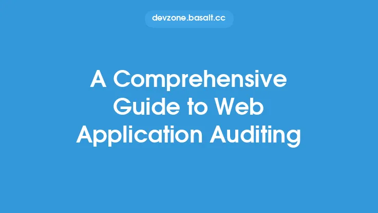 A Comprehensive Guide to Web Application Auditing Thumbnail