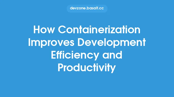How Containerization Improves Development Efficiency and Productivity Thumbnail