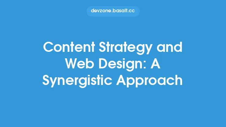 Content Strategy and Web Design: A Synergistic Approach Thumbnail