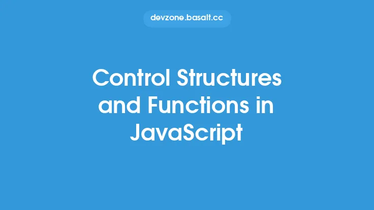 Control Structures and Functions in JavaScript Thumbnail
