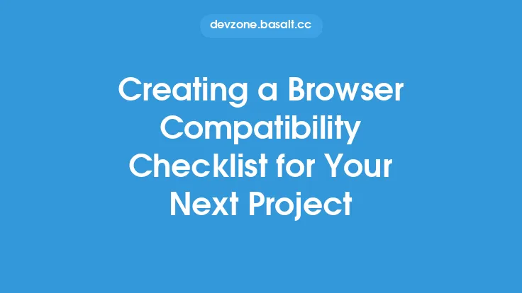 Creating a Browser Compatibility Checklist for Your Next Project Thumbnail
