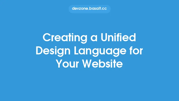 Creating a Unified Design Language for Your Website Thumbnail