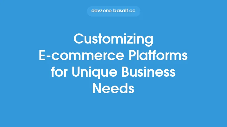 Customizing E-commerce Platforms for Unique Business Needs Thumbnail