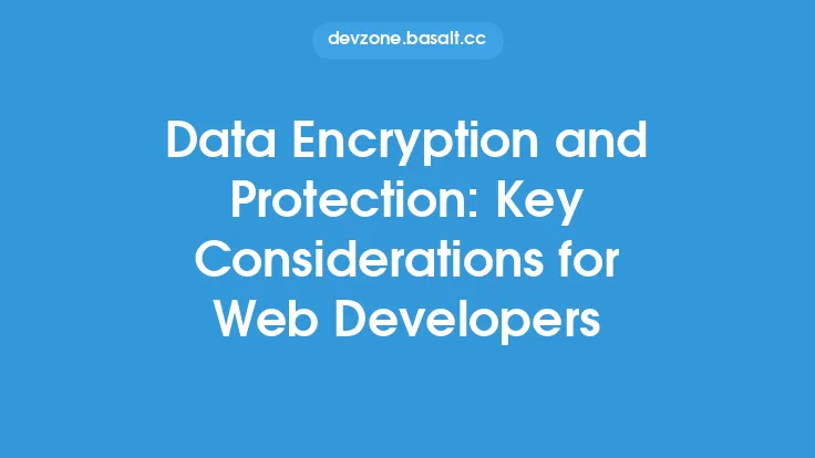 Data Encryption and Protection: Key Considerations for Web Developers Thumbnail