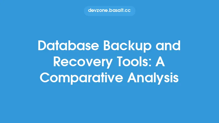 Database Backup and Recovery Tools: A Comparative Analysis Thumbnail