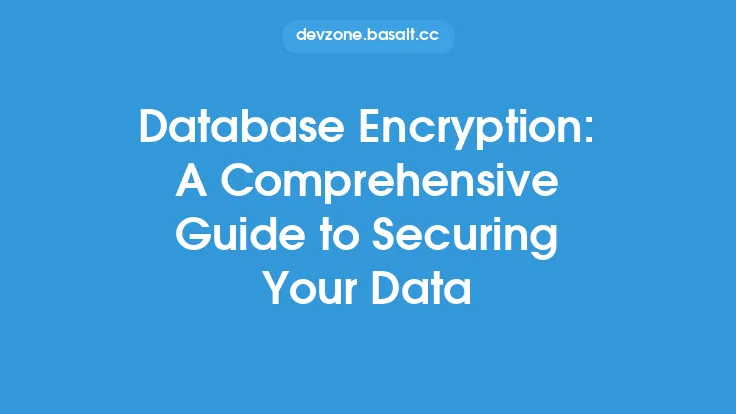Database Encryption: A Comprehensive Guide to Securing Your Data Thumbnail