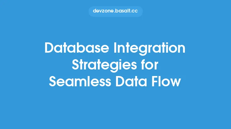 Database Integration Strategies for Seamless Data Flow Thumbnail
