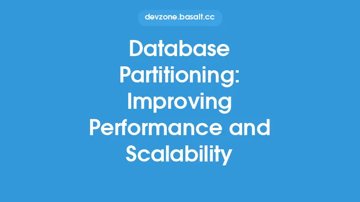 Database Partitioning: Improving Performance and Scalability Thumbnail