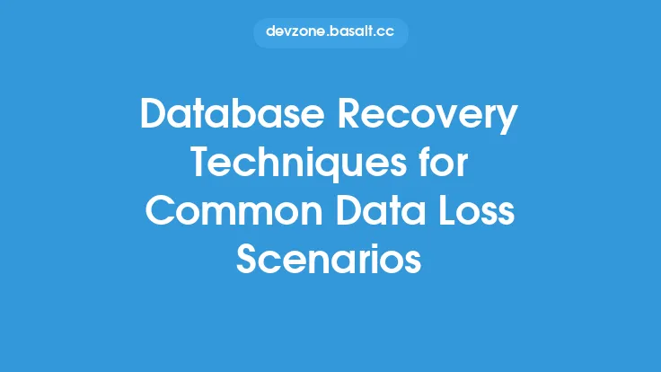 Database Recovery Techniques for Common Data Loss Scenarios Thumbnail