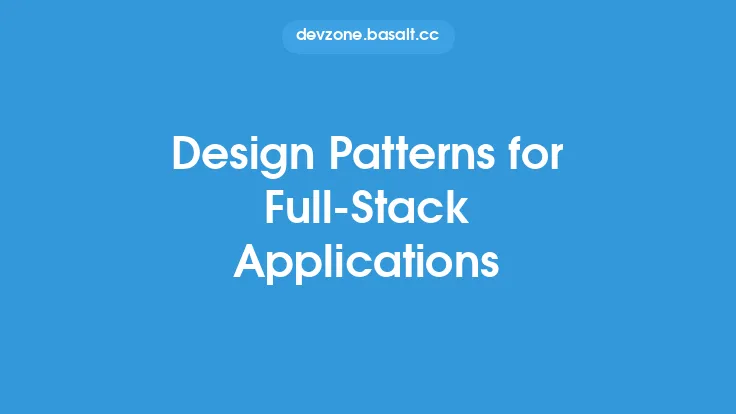 Design Patterns for Full-Stack Applications Thumbnail