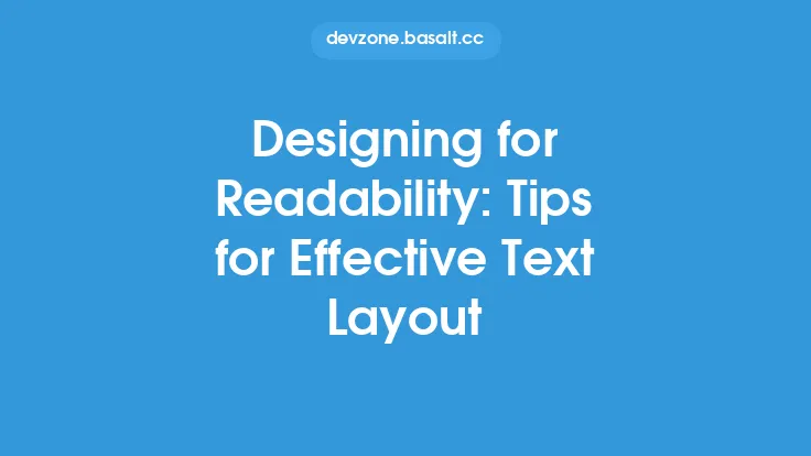 Designing for Readability: Tips for Effective Text Layout Thumbnail