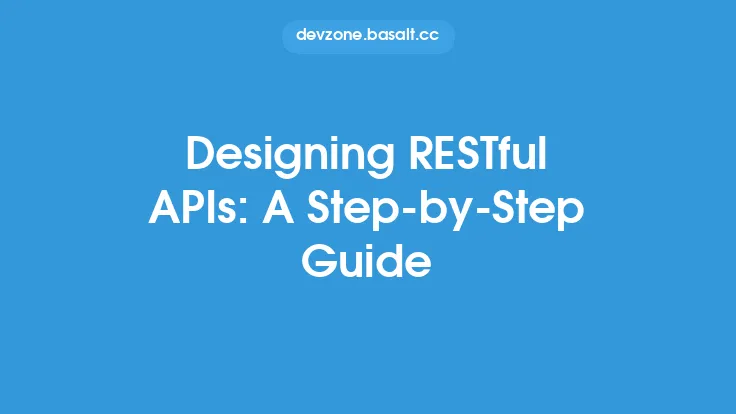 Designing RESTful APIs: A Step-by-Step Guide Thumbnail