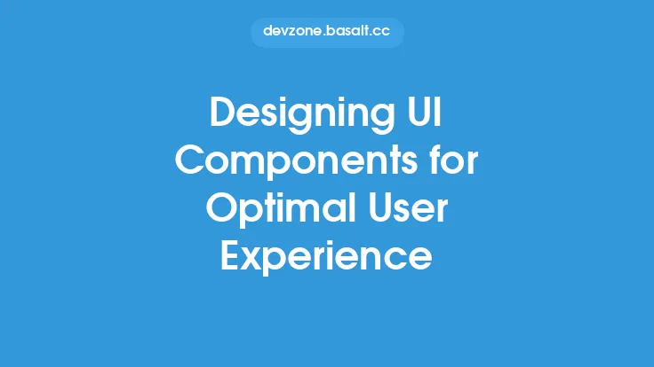 Designing UI Components for Optimal User Experience Thumbnail