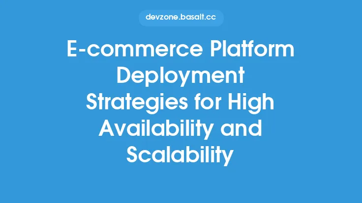 E-commerce Platform Deployment Strategies for High Availability and Scalability Thumbnail