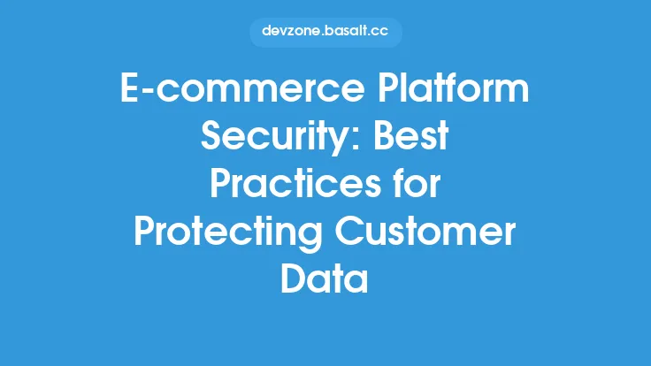E-commerce Platform Security: Best Practices for Protecting Customer Data Thumbnail
