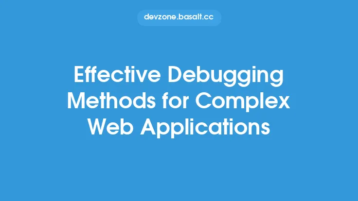 Effective Debugging Methods for Complex Web Applications Thumbnail