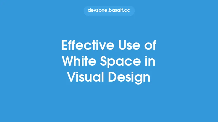 Effective Use of White Space in Visual Design Thumbnail