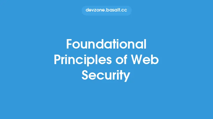Foundational Principles of Web Security Thumbnail