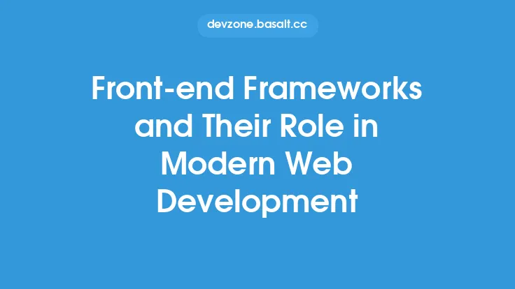 Front-end Frameworks and Their Role in Modern Web Development Thumbnail