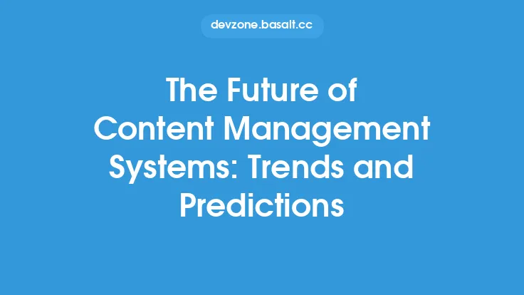 The Future of Content Management Systems: Trends and Predictions Thumbnail